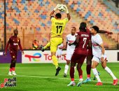 استمرار التعادل السلبى بين الزمالك وستيلينبوش بعد 60 دقيقة