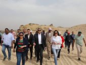 محافظ الجيزة: مشروع تطوير الخدمات بالمنطقة الأثرية يحسن تجربة السائح