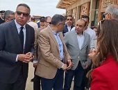 مستشار الرئيس للتنمية المحلية ومحافظ الجيزة يتفقدان تطوير المنطقة الأثرية