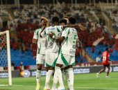 الأهلي يتخطى الرائد بثنائية فى الدوري السعودي (فيديو)