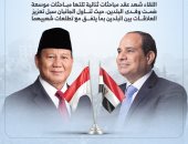 الرئيس السيسى ونظيره الإندونيسى يؤكدان ضرورة بدء إعادة إعمار غزة دون تهجير.. إنفوجراف