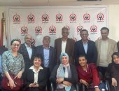 خالد البلشى في زيارته لجريدة الأهالى: نحرص على زيادة سنوية للبدل