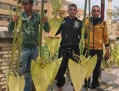 بهجة الأقباط بالزقازيق يحتفلون بسنابل المحبة فى أحد الشعانين.. فيديو وصور