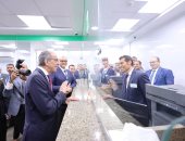 وزير الاتصالات يفتتح مكتبى بريد بعد تطويرهما وتزويدهما بأحدث التقنيات.. صور