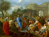 أحد السعف فى لوحات.. الفنانون التشكيليون يحتفون بدخول المسيح القدس