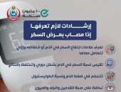 إنفوجراف.. وزارة الصحة توضح إرشادات هامة لمريض السكر.. تقاصيل
