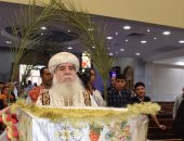 أساقفة بنى سويف يترأسون قداس "أحد الشعانين" بمشاركة الآلاف من الأقباط.. صور