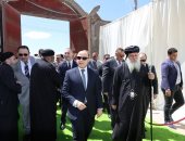 محافظ كفر الشيخ يشهد الاحتفالات بعيد القيامة المجيد بكنيسة مارمينا
