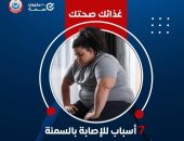 وزارة الصحة توضح 7 أسباب للإصابة بالسمنة.. اعرف التفاصيل