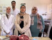 الطب البيطرى بسوهاج: التفتيش على اللحوم الموردة بمدرسة الصم