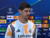 كورتوا بعد إقصاء ريال مدريد: علينا أن نتحسن ولا توجد مشكلة مع أنشيلوتى