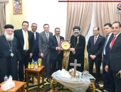وفد "الجبهة الوطنية" بالدقهلية خلال التهنئة بعيد القيامة: تجديد لأواصر المحبة