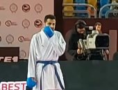 زياد علي يحقق فضية الدوري العالمي للكاراتيه