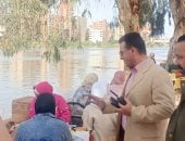 توافد المواطنين على حديقة شجرة الدر بالمنصورة احتفالا بشم النسيم   