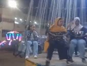 إقبال كبير من الأهالى فى عيد شم النسيم بحديقة صنعاء بكفر الشيخ.. فيديو
