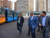 محافظ الإسكندرية يتفقد جراج تشغيل وصيانة أتوبيسات هيئة النقل العام بسيدى بشر