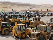 اصطفاف 207 معدات ثقيلة بجنوب سيناء استعدادا للطوارئ وموسم السيول