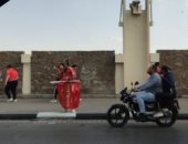توافد جماهير الأهلى على استاد القاهرة لحضور مباراة صن داونز