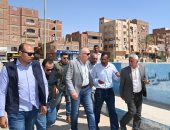وزير الرى يتفقد محطة مياه شرب السويس قبل فترة أقصى الاحتياجات المائية