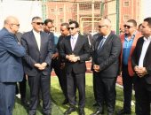 وزير الرياضة ومحافظ الجيزة يفتتحان منشآت رياضية جديدة بنادى حدائق الأهرام