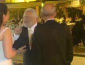 خالد زكى ولبلبة وباسم سمرة ونجوم الفن فى حفل زفاف ابنة المنتج عصام إمام