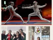 رئيس جامعة القاهرة يهنئ الطالبة العنود حجازى بكلية الآداب ولاعبة منتخب مصر لسلاح السيف