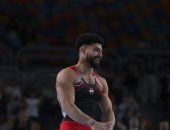 عمر العربي يتوج بذهبية كأس العالم للجمباز الفني على جهاز المتوازي