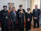 البابا تواضروس الثانى يستقبل قيادات دار برويما للنشر برومانيا