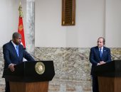 مصر وأنجولا تعززان التعاون المشترك فى مختلف المجالات.. الرئيس السيسى: مستعدون لتقديم الدعم والمساندة للأشقاء فى لواندا.. ويجب الحفاظ على المواقف الأفريقية الموحدة وضمان التمثيل العادل للقارة بالمؤسسات الدولية