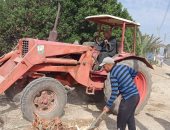 رفع 287 طن قمامة وأتربة فى حملة مكبرة بمركز سنورس بالفيوم