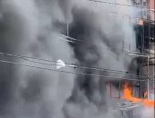 الصين: مصرع 22 شخصا فى حريق بمطعم شمال شرقى البلاد.. فيديو