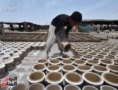 الأوانى الفخارية الباكستانية.. فن عريق وحرفية متجددة لا تنتهى