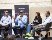 محمود حميدة وبشرى بمهرجان الإسكندرية: حفظ الأرشيف السينمائى مسؤولية وطنية