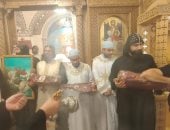 دير مارجرجس بالرزيقات يشهد فعاليات قداس وعشية عيد استشهاد مارجرجس الرومانى