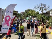 إقبال كبير على معرض زهور الربيع بالمتحف الزراعى فى إجازة عيد العمال.. صور 