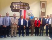 وفد من الفاو وإيكاردا والوكالة الدولية للطاقة الذرية يزور معهد بحوث القطن