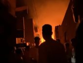 حريق داخل كنيسة مارجرجس بمدينة قفط فى قنا