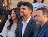 الشيخ مصطفى حسنى يعقد قران هيا إسماعيل كتكت ابنة أمل رزق