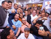احتفالات بفوز الزميل محمد السيد الشاذلى بعضوية مجلس نقابة الصحفيين (فيديو)