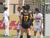 مسار يتقدم على الزمالك 1-0 بالشوط الأول ويقترب من حسم دورى الكرة النسائية