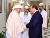 الرئيس السيسى يستقبل سُلطان "البهرة" بالهند وأنجاله.. فيديو