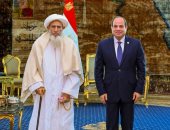 الرئيس السيسى يستقبل سلطان طائفة البهرة بالهند