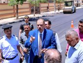 محافظ سوهاج يتفقد أعمال الرصف والتطوير بمدينة المراغة وشارع أسيوط