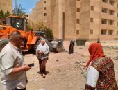 محافظ الإسماعيلية يتابع جهود وحدة المخلفات فى متابعة مستوى النظافة