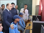 محافظ كفر الشيخ يتفقد مدرسة بلطيم الثانوية الصناعية