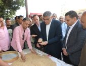 محافظ الجيزة: توريد 44 ألف طن قمح حتى الآن بالصوامع والشون