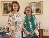 مديرة "القومي للترجمة" تلتقي سفيرة رومانيا بالقاهرة