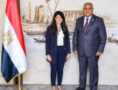 وزيرة التخطيط تجتمع مع الممثل الإقليمي لمنظمة الأغذية والزراعة (الفاو)