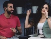 شاهد نور إيهاب ومحمد الشرنوبى فى كواليس فيلم الساعة 7 