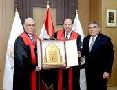 جامعة المنصورة تمنح النائب العام الدكتوراه الفخرية لإسهاماته فى دعم العدالة